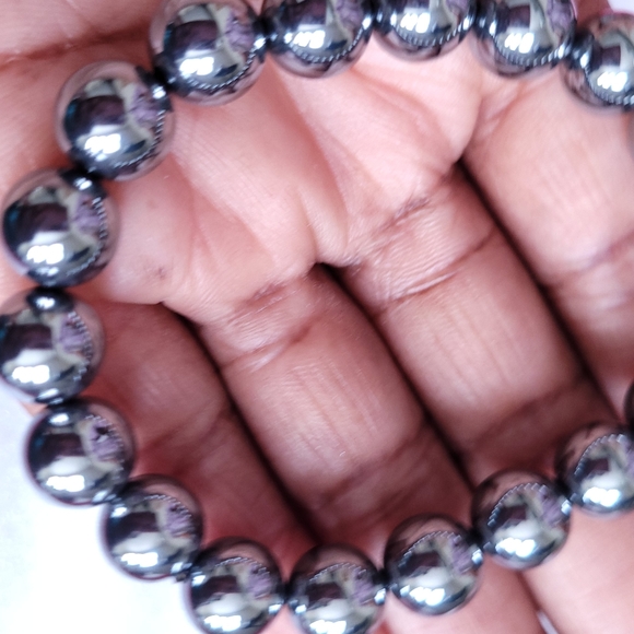 Terahertz Crystal Unisex Stretch Bracelet - Picture 3 of 6